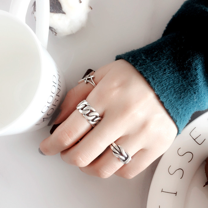 Bague Femme CHARMAINE     en Argenterie - Ref 3086579 Image 3