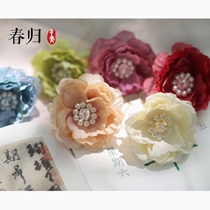 (Spring Homing) Handmaids Handmaids Hairpin Hairpin Hairpin Hairpin Hairpin Hairpin adorned with emulated flowers Classical two