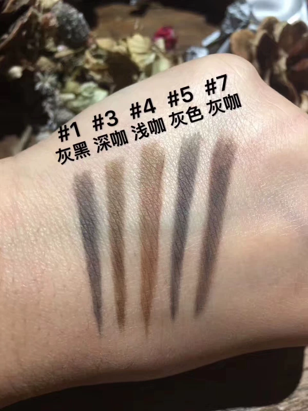 Korea KOREABOX1998 Triangle Eyebrow Pencil Machete Dễ sử dụng Vẽ lông mày Hình dạng đơn giản Màu cà phê nhạt Màu cà phê đậm Màu cà phê xám - Bút chì lông mày / Bột / Stick