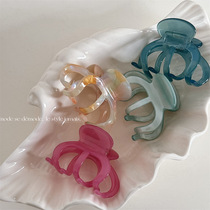 Acetate Pumpkin Pier Medium Clip Simple French Style Hair Shark Clip Versatile Plate Hair Clip Hair Accessories New Style