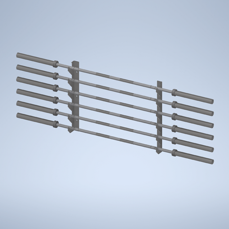 Large 7-304 stainless steel barbell bar deposit shelf wall wall-mounted shelf Fitness Room shelf customizable