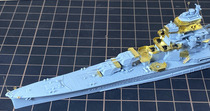 A small amount of arrival discount price 1 700 World War II Miya heavy cruiser resin ship with etching