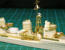 Spot 1 700 World War II XF destroyer resin ship with PE (with dinghy) 2022 version