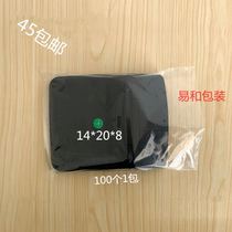 Brand new PE flat pocket 14 * 20 * 8 high pressure transparent plastic bag food bag cashier bag dust-proof intima bag 100