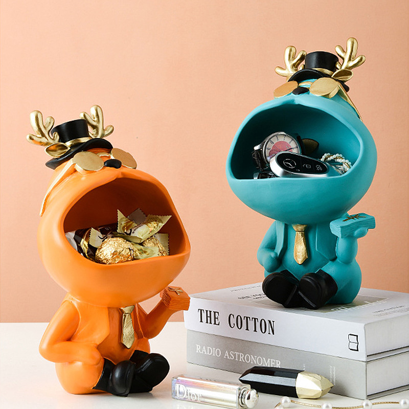 Entrance Key Containing Swing Piece Into Door Shoe Cabinet Modern Genguan Decoration Nordic Small Deer Entrance Door Creative Decorations