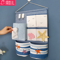 Hanging wall cashier bag hanging bag small cloth bag wall hanging desk headboard suspended for containing hanging bag door rear storage cute