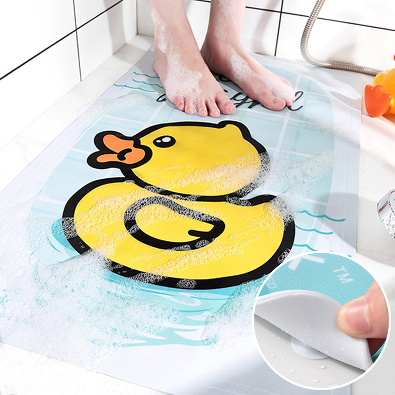 Waterproof pad mattress bathroom with cosmetic cushion can be scrubbed toilet door bathroom