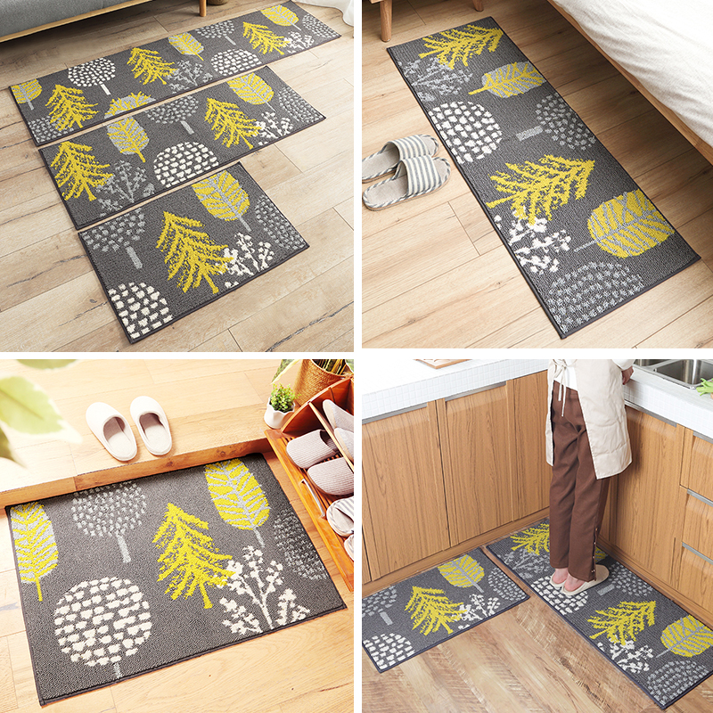 Mat Mat Entry Door Home Kitchen Absorbent Anti-Slip Mat Door Foot Mat Carpet Foot Mat Door Mat Door Foot