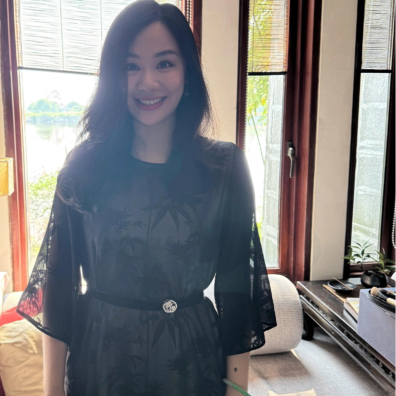 花萝竹影 葵口领阔袖双层长袍短衫:👗100%桑蚕丝重工机织罗,垂糯软弹,穿上就是仙气飘飘! -上衣-淘宝好物网