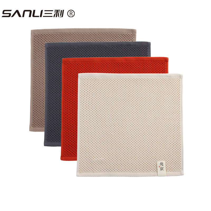 Sanli towel wabi-sabi square towel adult children cotton face towel cotton face towel gauze square wipe face towel