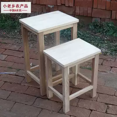 Small fellow solid wood small bench Adult high stool Household children climbing rectangular small wooden stool living room bar stool