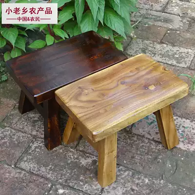 Solid wood small bench will never disappear the radio alley memory fishing light song dance props children step on the rain stool