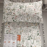 Ikea, пододеяльник, легкая и тонкая дышащая хлопковая наволочка, простыня, (в наличии на складе)
