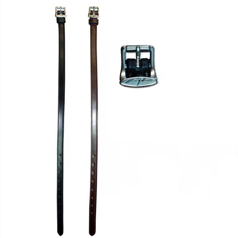 Belgian Dyon Bull Leather Spurs With European Quality Beef Leather Outer Layer Cow Leather Inner Layer Webbing Double Layer Reinforcement