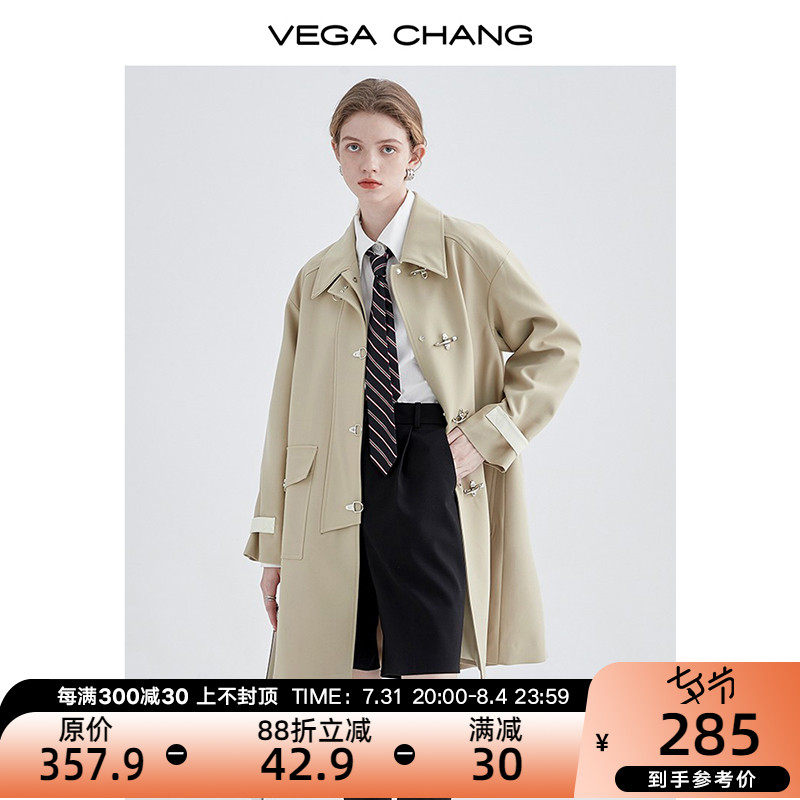 (Early Autumn 88 discount) 2022 Autumn new aircraft Buttons Wind Clothing Women Loose in Inn Wind Small Coats Ins