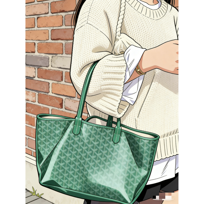 Medium Tote Bag, Dog-Themed Shoulder Bag, Underarm Handbag, Commuter Fashion Laptop Bag