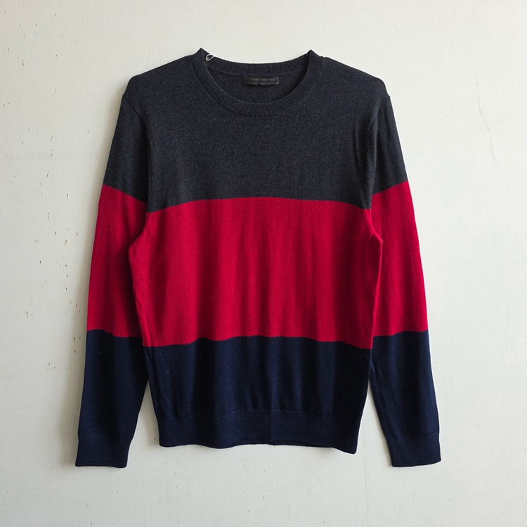 360509 Chest Circumference 102 Men's American-Style Banana Sample Sweater Wool Crew Neck Pullover Sweater 360509 Chest Circumference 102 Men's American-Style Banana Sample Sweater Wool Crew Neck Pullover Sweater