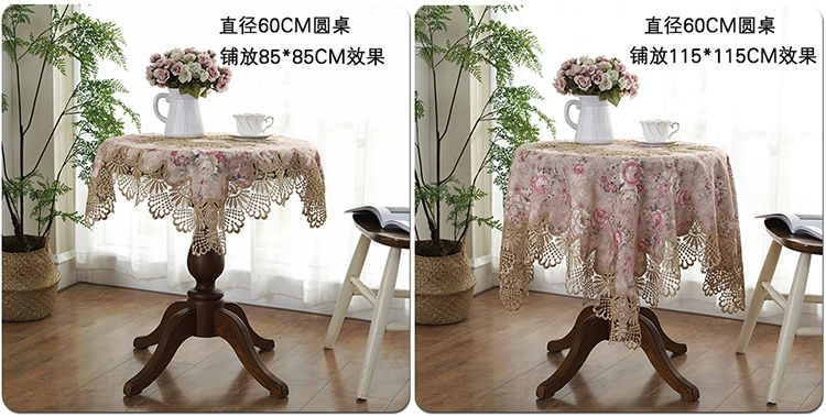 Khăn trải bàn vải khăn trải bàn nhà ren khăn trải bàn tròn khăn trải bàn cà phê vải TV tủ đầu giường bàn vải khăn trải bàn