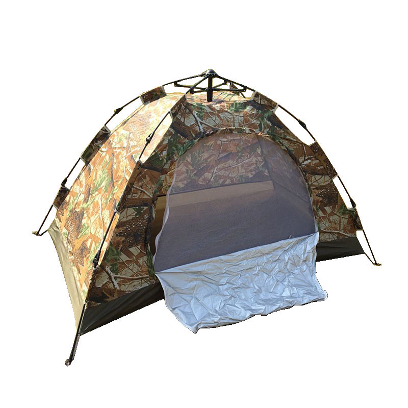 Wang Zhongwang outdoor double ultra-light rainproof maple leaf tent 2 people automatic outdoor field camping package