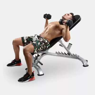 Commercial multi-purpose Home commercial dumbbell stool fitness chair widened and thickened steel pipe Super load-bearing safety and stability