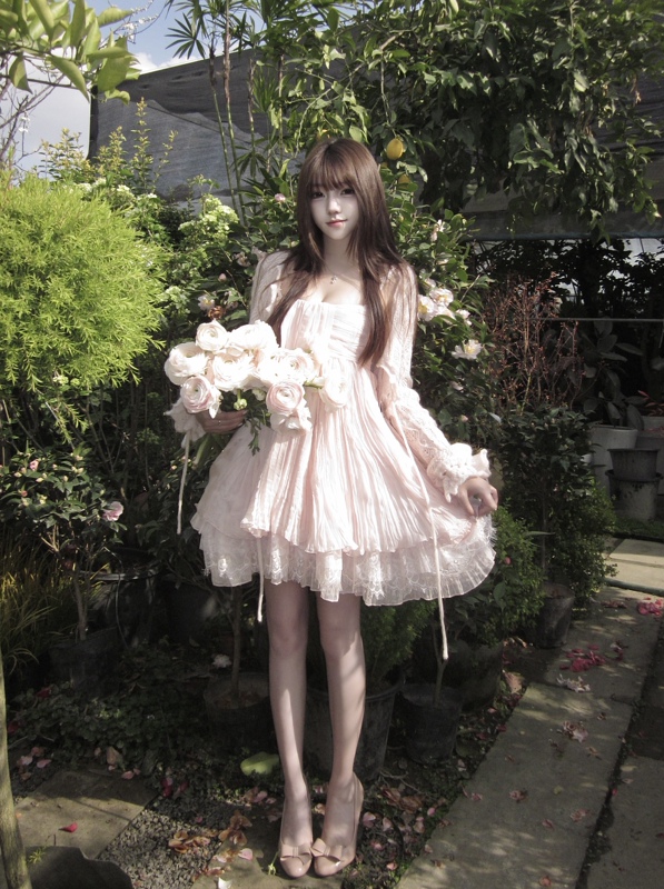 A Vintage-Style Gauze Slip Dress