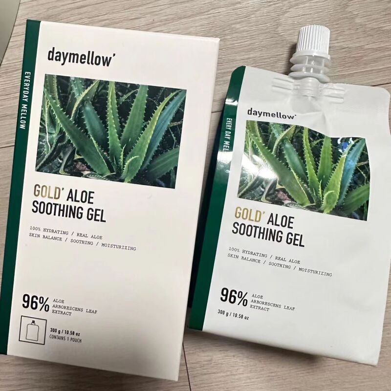 Day Mellow Aloe Vera Gel, Korean Genuine Product, Removes Acne Marks, Moisturizes and Replenishes, After-Sun Repair Gel