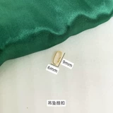 Золотой защитный амулет, пряжка из нефрита, подвеска, застежка подходит для мужчин и женщин, ожерелье, не выцветает