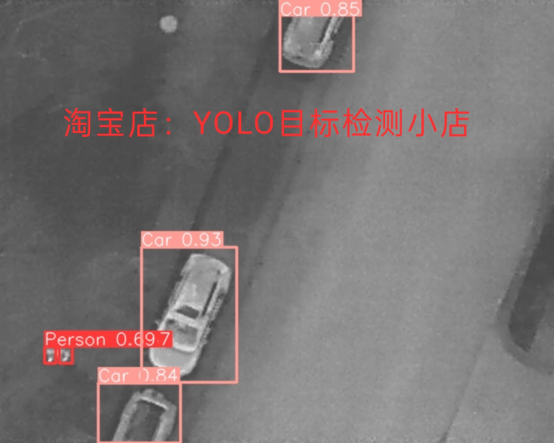 Yolo Drone Aerial Photography Infrared Human and Vehicle Recognition Data Set Model Visualization Interface Deep Learning