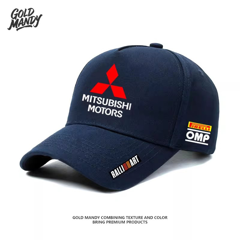Summer Japanese-Style Jdm Racing Evo Baseball Cap Unisex Sweat-Absorbing Cap for Mitsubishi Enthusiasts