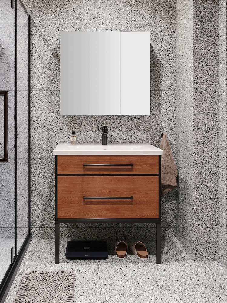 Huida floor-to-ceiling bathroom cabinet combination bathroom set Powder room wash table Wash basin modern simple 1382