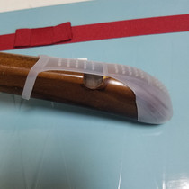 Wooden hanger non-slip cover clothing store transparent silicone anti-slip strip anti-slip pad plastic hanger cover