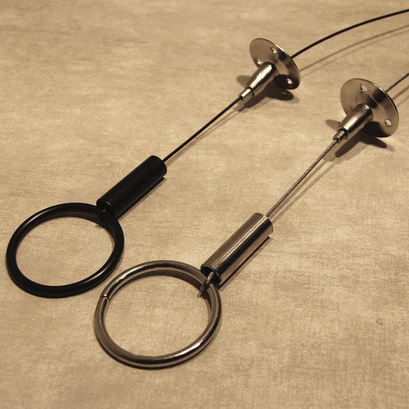 Clothing store hook hanging ring display rack Store decoration supplies Wire hanging ring hanging clothes hanging chain