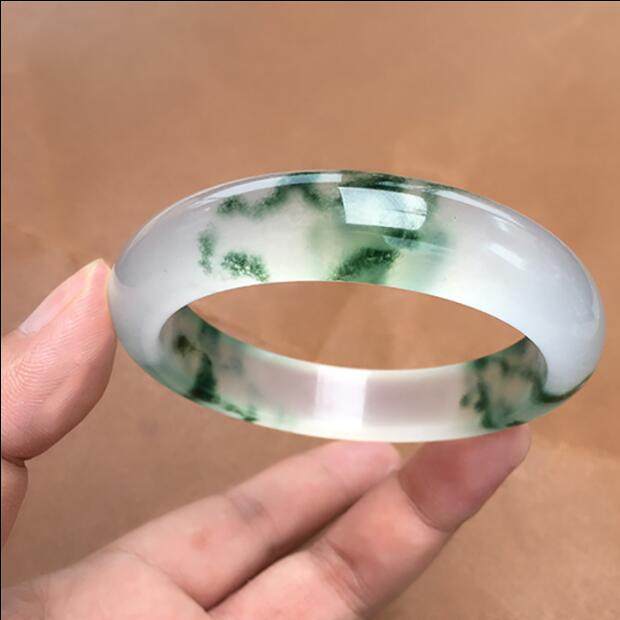1 yuan starting auction is about to end @natural quartz rock floating jade bracelet bracelet female jewelry