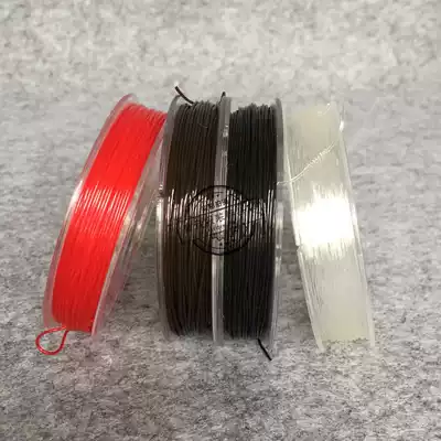 Imported transparent crystal elastic thread string beaded rope wear-resistant stone-wearing Amber agate hand