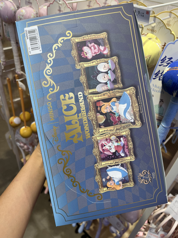 Miniso Disney Alice Art Museum Series Blind Box Trendy Toy Fridge Magnet Buy 88 
