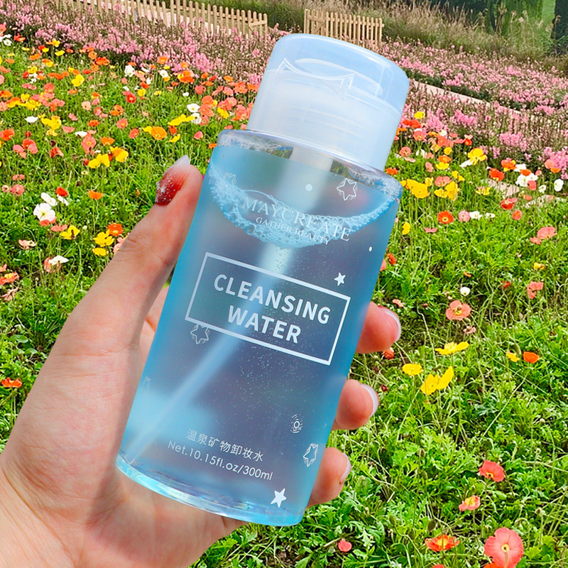 Press bottle Makeup remover Water face mild and deep clean eye lip No irritation student Varicella Pimple Muscle available