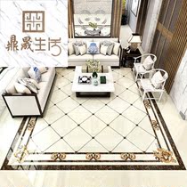 Floor tile parquet tile carpet tile living room tile porch water knife throwing Crystal brick European aisle puzzle floor tile