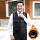 Mùa thu và mùa đông đan len cha tải vest trung niên nam 40 tuổi 50 ấm lớn áo len dày áo len dày