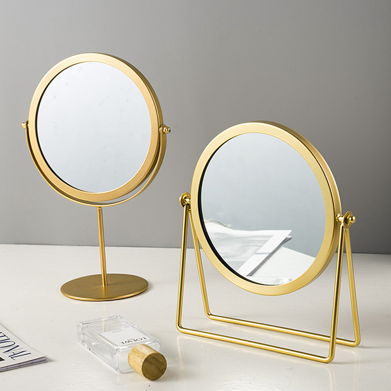 ins Nordic net red desktop makeup mirror subdorm female desktop portable large number student small mirror home cosmetic mirror