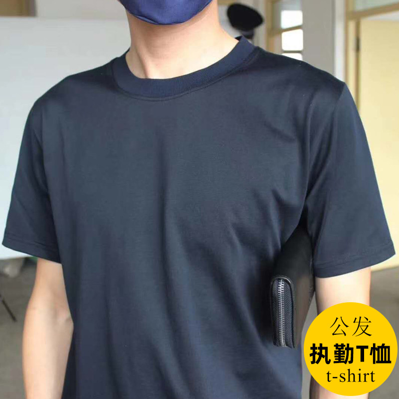 Public Tibet Yellow Black Physical Training Summer Wear Knitted Round Lekamer as Short Sleeve T-shirt Men