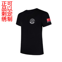 Crew neck security suit Short sleeve T-shirt Special forces special training T-shirt summer sweat-absorbing training suit Camouflage T-shirt pure cotton summer dress