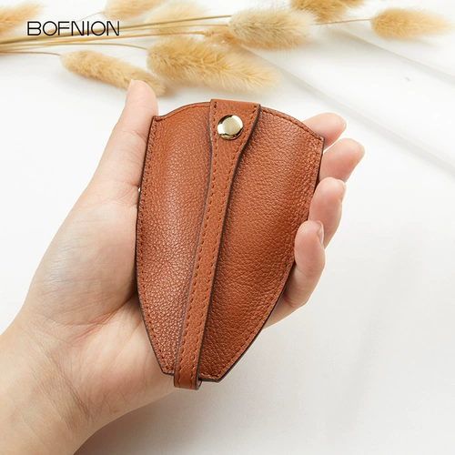 Ключница, маленькая сумка через плечо, маленькие универсальные портативные ключи от машины, из натуральной кожи