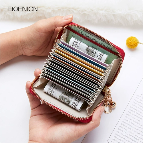 Картхолдер, вместительная и большая сумка через плечо, кошелек с молнией, из натуральной кожи