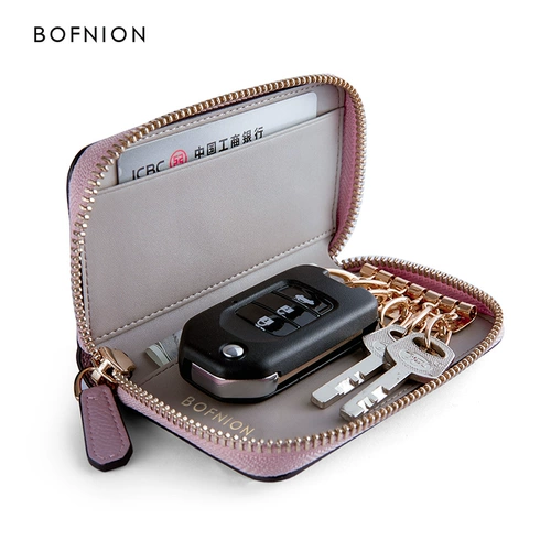 Ключница, кожаная универсальная сумка через плечо, вместительный и большой кошелек, сумка-органайзер, ключи от машины, картхолдер, 2 в 1