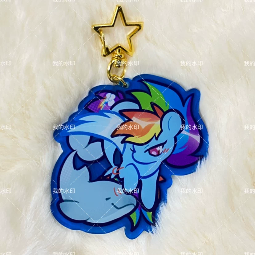[Маленькая Пони] [Spot] MLP Рыба и Лошадь серия Золотая звезда пряжка Цветной подвесной элемент