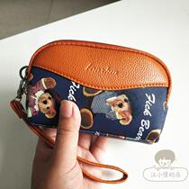 Small bag double space 2021 new spring and autumn coin purse key bag hand to buy vegetables mother ladies double zipper