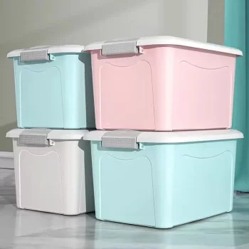 Extra-large plastic storage box packing clothes storage box thickened household car dormitory moving box plastic