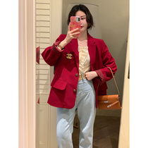 Big Eees Megny Palette Spring New loose temperament suit suit suit womens casual small suit