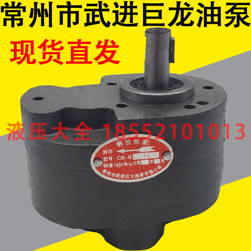 Changzhou Wujin Julong steel gear pump CB-B6 B10 B4 B16 B20 B25 B32 B40 B50 B63