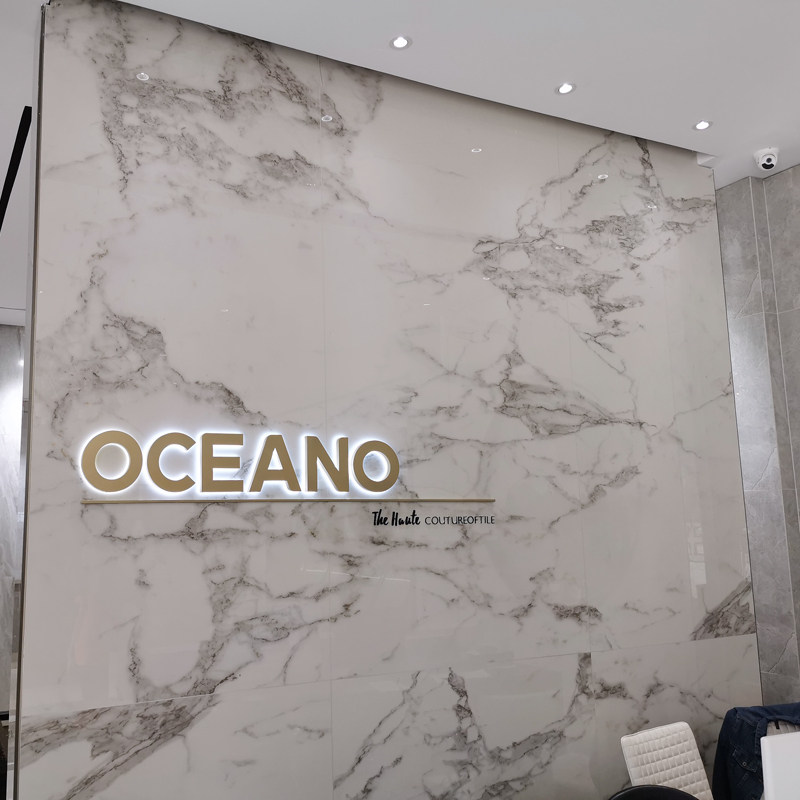 Oceano tiles living room floor tiles 600X1200 large slabs 900X1800 background wall tiles kitchen and bathroom 1200X2400